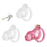 CockLock Cage de Chasteté Silicone LOCK HOLE L 8.5 x 4cm Rose